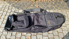 Golftasche silverline travelcover schwarz mit Außen Tasche und Rollen