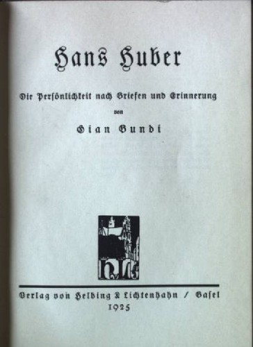 Hans huber die - hans,