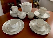 Rosenthal Tapio Wirkkala Porzellan Kaffeeservice Jubiläumsjahr 6 Per Golddekor