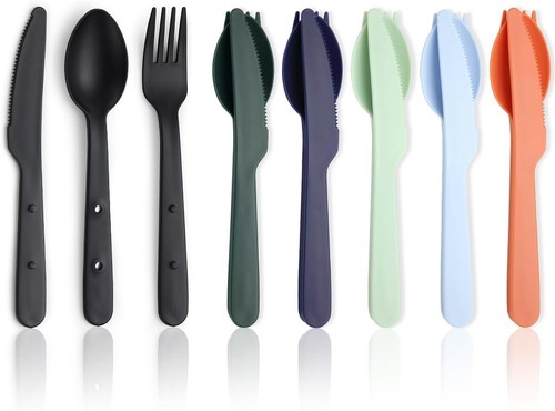 Camping besteck sets plastik - besteck,