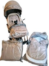 Leclerc Baby Kombi-Kinderwagen 2in1  Modell Hexagon, Beige, One-Touch-Faltsystem