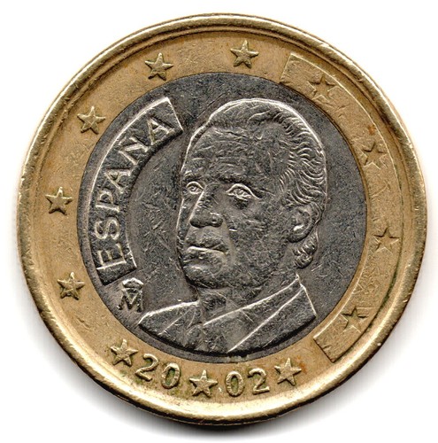 Kursmünze euro spanien aus - euro,