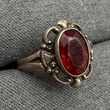 Jugendstil 830er Silber Ring