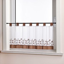 Transparent Scheibengardine