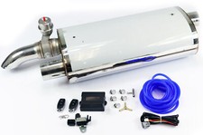 KLAPPEN SCHALLDÄMPFER KLAPPEN-AUSPUFF 3" ZOLL 76MM LÄNGE 830MM ENDROHR 1x 76 mm