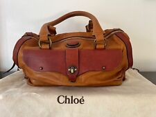 Chloe Tasche Handtasche Damen Leder braun mit Staubbeutel