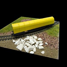 Spur N Haubenwaggon lang gelb