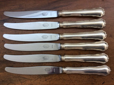 6 gr.Messer Jernbolaget Eskilstuna Eskiltuna SCHWEDEN Besteck versilbert  OMA?