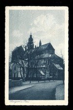 AK Stargard Pommern Neue Torbrücke mit Marienkirche 1942