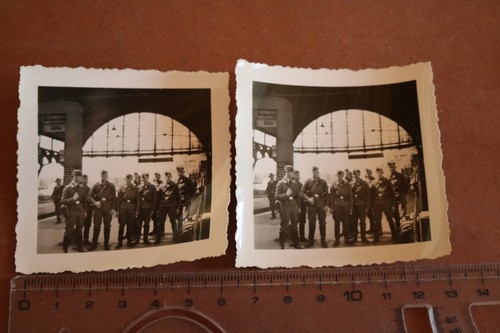 Zwei alte fotos soldaten - soldaten, am
