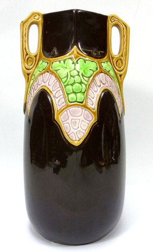 Jugendstil keramik vase - jugendstil,