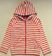 MINI BODEN Pullover 116 110 5 6 Tunika neu Jacke Frottee gestreift weiß rot