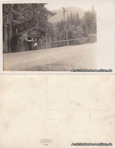 Ansichtskarte kiosk 1918 - ,