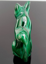 MALACHIT Katze FIGUR