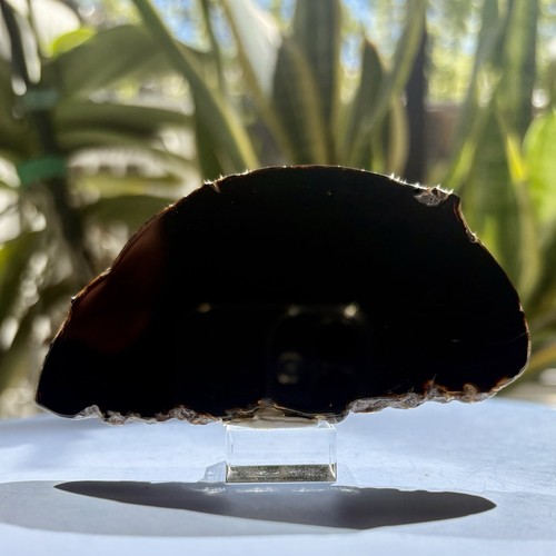 Achatscheibe schwarz 90x45mm - achatscheibe,