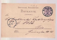 DEUTSCHES REICH, P 19A, OrtsPK