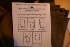 Army Headover warm weather