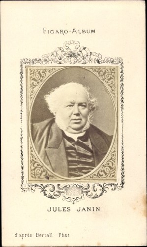 Cdv jules janin - janin,, portrait
