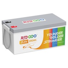 Redodo LiFePO4 200Ah 24V Lithium Solarbatterie 5,12kWh für Solar ✅0% MwSt.✅