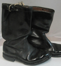 DDR Feuerwehrstiefel  Schnalle  Ostalgie  NVA Stiefel  Lederstiefel Grösse  27,5