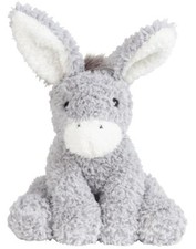 Esel sitzend 23cm grau