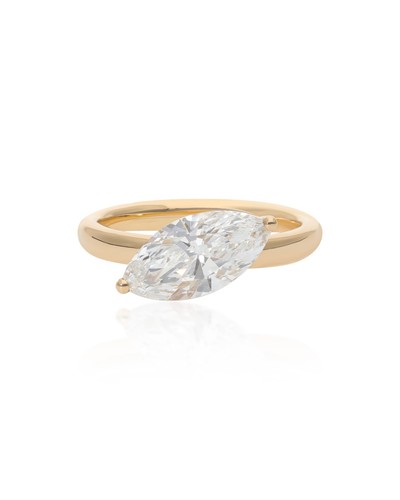 14k gelbgold marquise diamant - marquise,