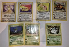 7 Pokemon Karten Dschungel Set