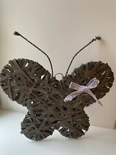 Holz Deko Hänge Schmetterling Memo Board Tür Pinn Wand Shabby Impressionen 