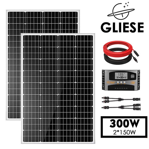 300w solarmodul set - set, solarpanel
