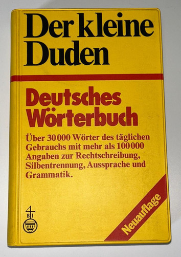 Buch der kleine duden - der,