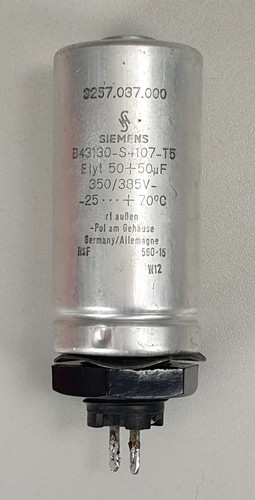 Elko 50µf 350 385v - elko, 50+50µf,