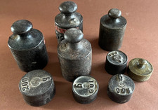 Gruppe alte Messing Eisen