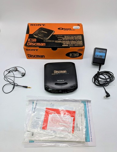 Sony discman 143 tragbarer - discman,