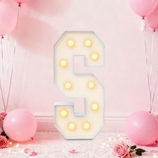 3D S Shaped LED Buchstaben