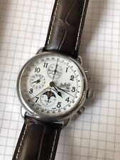 DuBois et Fils 1785 Chronograph 1910 Vollkalender Mondphase - TOP!