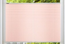 Klemmfix Plissee Anlage Licht & Sichtschutz rosa Laholm Easyfix 40 - 120 cm 