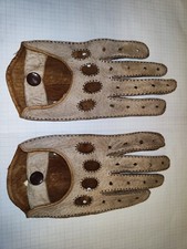 Peccary Auto Fahrer Handschuhe Gr 8 Herren Damen Leder Luxus 236