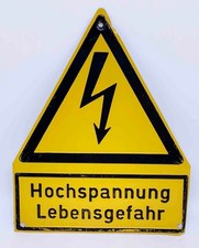 Schild Hochspannung
