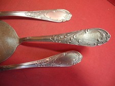 Gregor Auerhahn Besteck Mettmann im Rokoko Stil 100er Silber Auflage Tortenheber