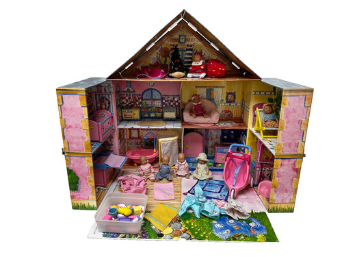 Vintage baby born mini world - mini,
