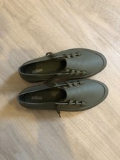 Melissa hellgrüne Plateau Gummi Schnürschuhe Gr. US 7