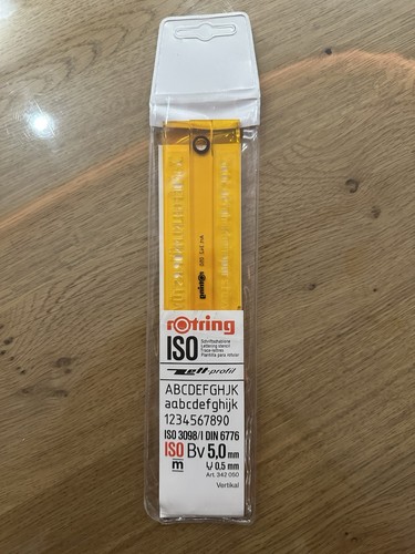 Rotring iso schriftschablone - rotring,