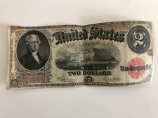 2 Dollar Note Jefferson from