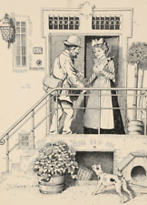 Rückkehr des Künstlers | Karikatur; Zeichnung von Paul Otto Engelhard