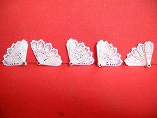 5 alte kleine Fächer