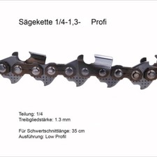 Profi Sägekette 1/4 1.3 mm 76