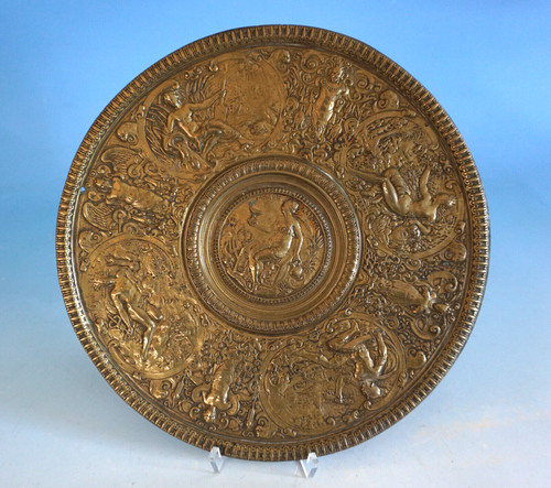 Bronze teller reliefteller - bronze,