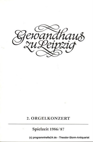 Programmheft orgelkonzert - programmheft, 2.