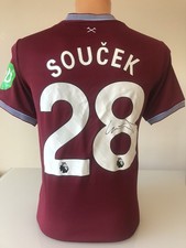 Signiertes Tomas Soucek West Ham United 2025/26 Trikot COA