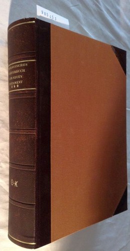 Theologisches wörterbuch zum - theologisches,